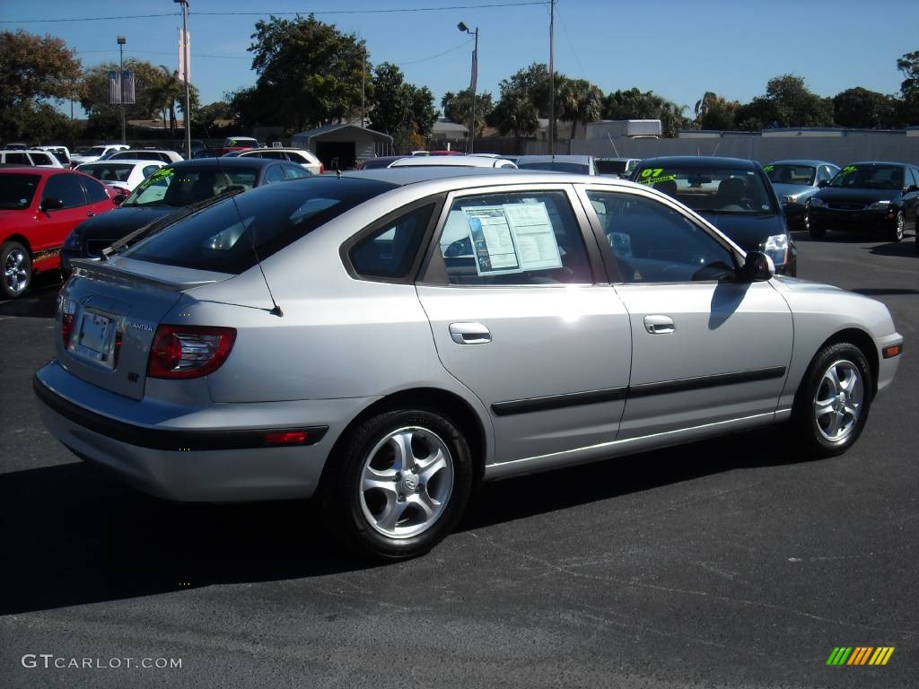 2006 Elantra GT Hatchback - Sterling Silver / Gray photo #3