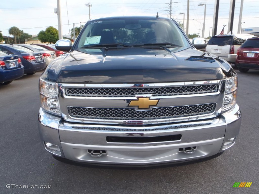 2013 Silverado 1500 LT Crew Cab 4x4 - Black / Ebony photo #2