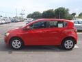 2013 Victory Red Chevrolet Sonic LS Hatch  photo #3