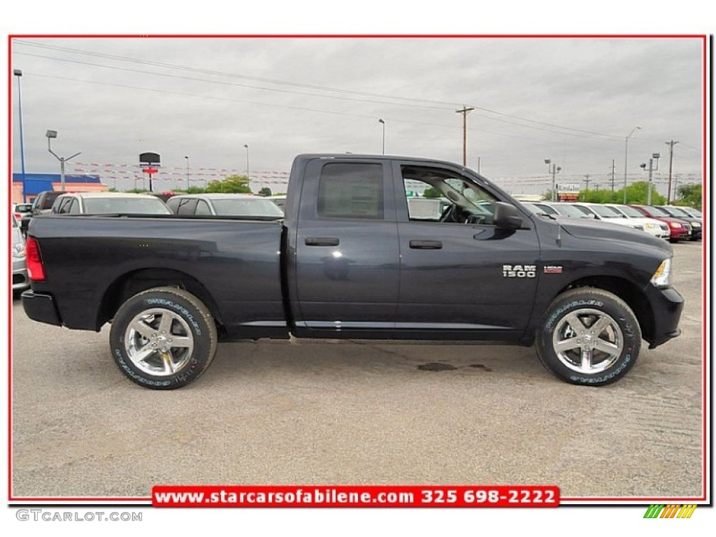 2013 1500 Express Quad Cab - Maximum Steel Metallic / Black/Diesel Gray photo #8