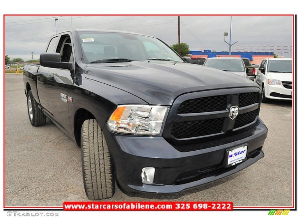 2013 1500 Express Quad Cab - Maximum Steel Metallic / Black/Diesel Gray photo #9