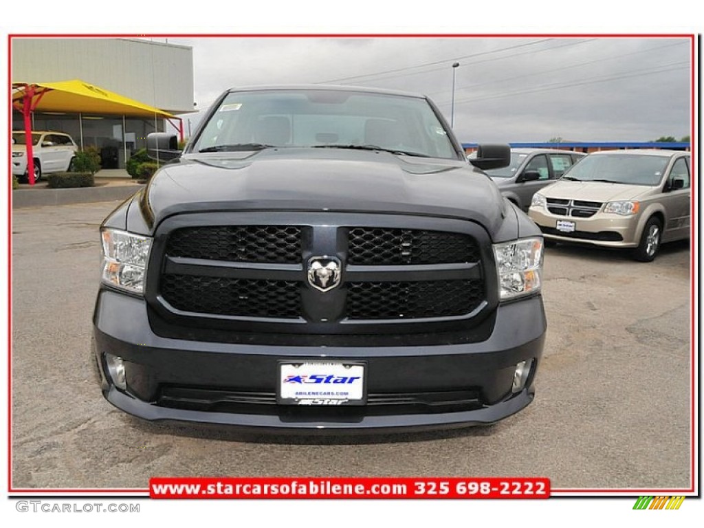 2013 1500 Express Quad Cab - Maximum Steel Metallic / Black/Diesel Gray photo #10