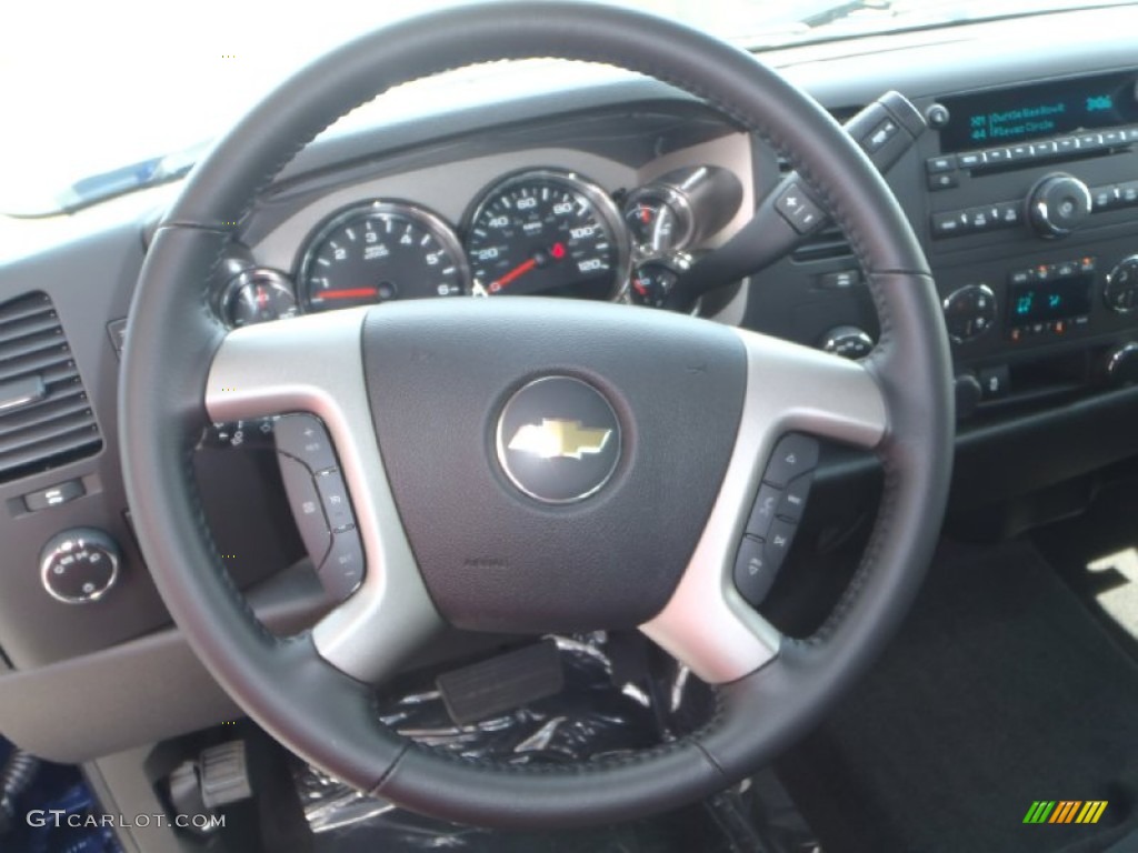 2013 Silverado 1500 LT Crew Cab 4x4 - Blue Topaz Metallic / Ebony photo #14