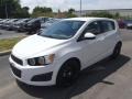 Summit White 2013 Chevrolet Sonic LT Hatch