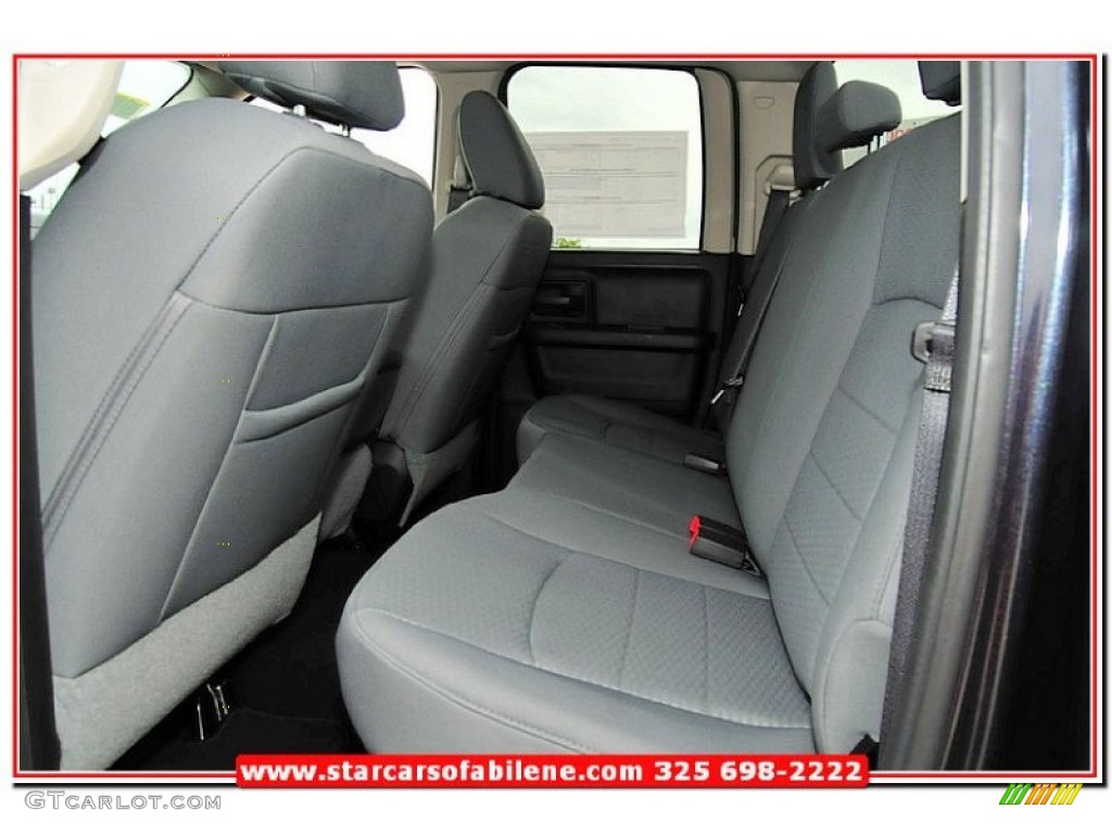 2013 1500 Express Quad Cab - Maximum Steel Metallic / Black/Diesel Gray photo #20