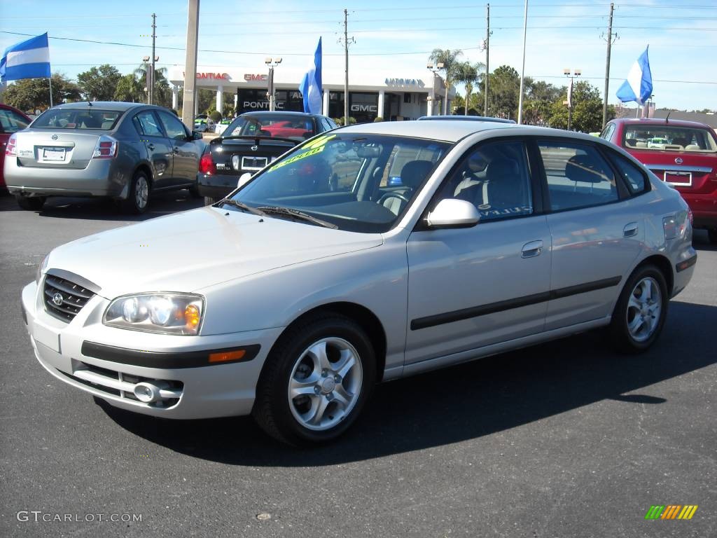 2006 Elantra GT Hatchback - Sterling Silver / Gray photo #7