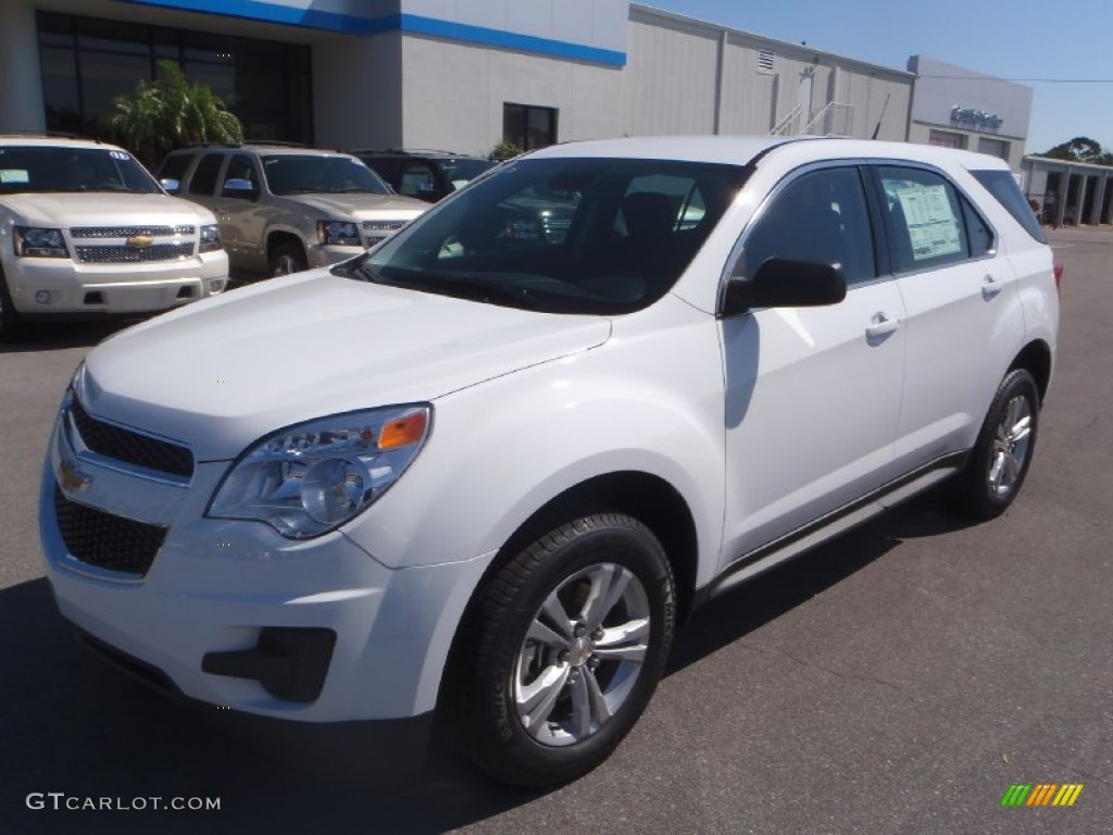 2013 Equinox LS - Summit White / Jet Black photo #1