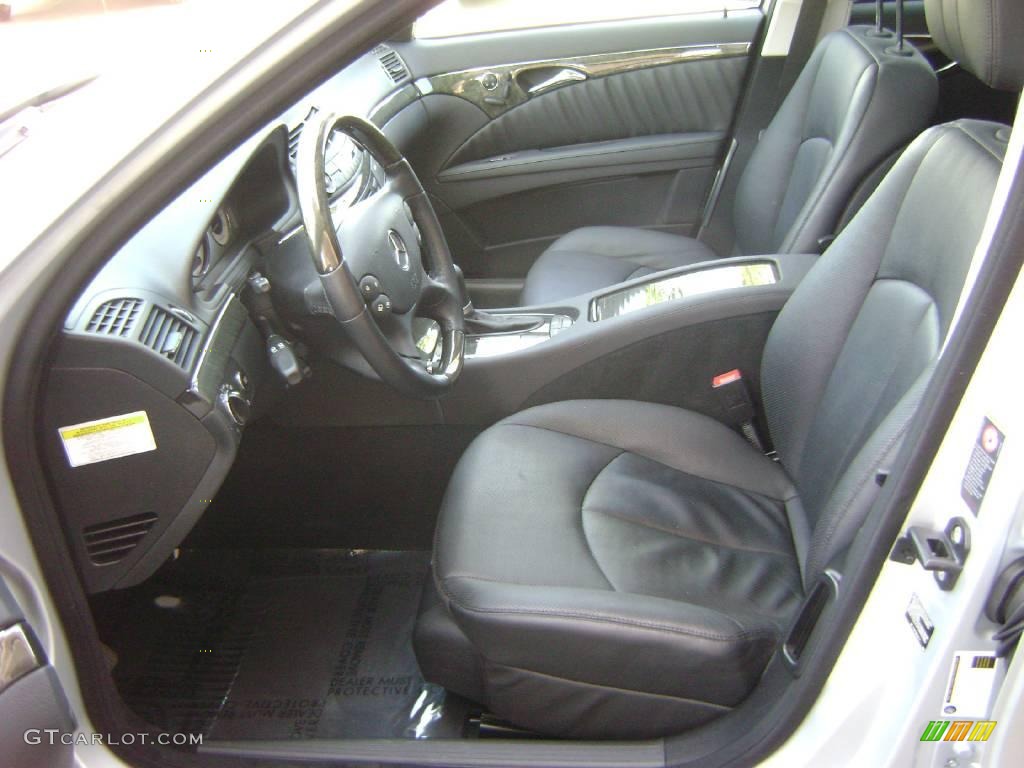 2007 E 550 Sedan - Iridium Silver Metallic / Black photo #17