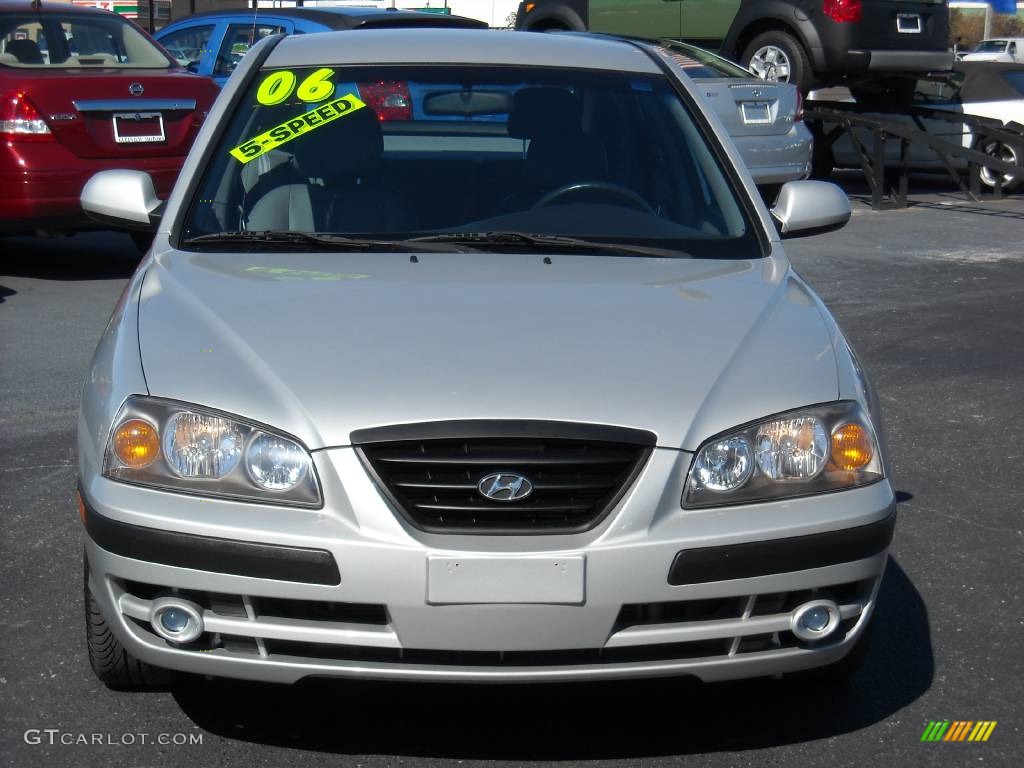 2006 Elantra GT Hatchback - Sterling Silver / Gray photo #8
