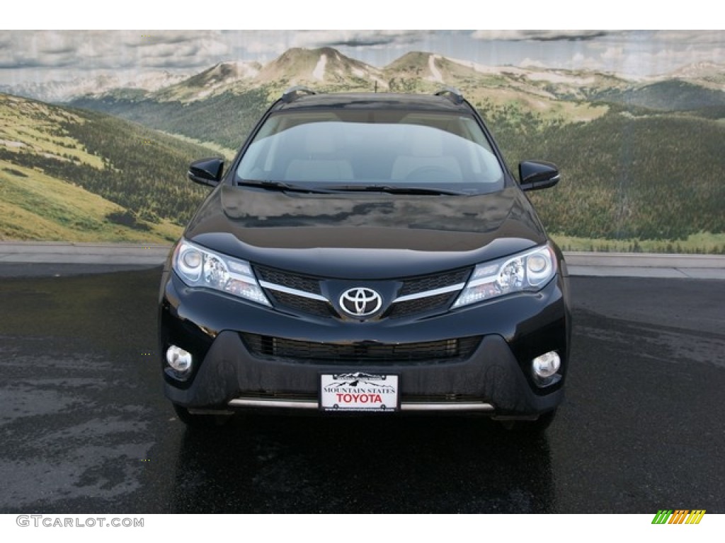 2013 RAV4 XLE AWD - Black / Ash photo #3