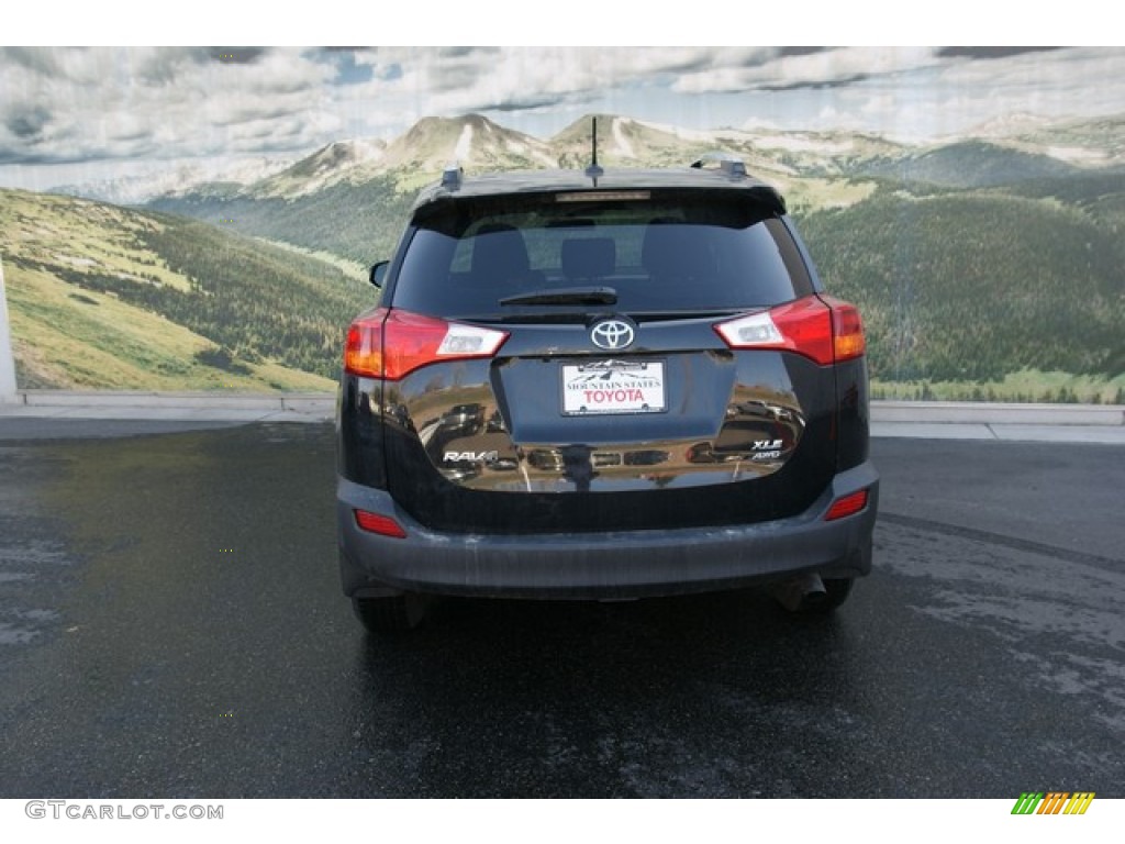 2013 RAV4 XLE AWD - Black / Ash photo #4