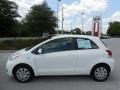 2010 Polar White Toyota Yaris 3 Door Liftback  photo #2