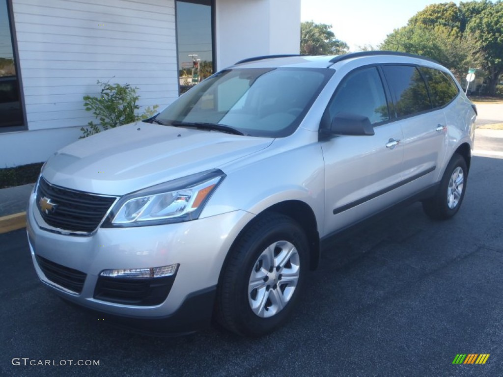 Silver Ice Metallic 2013 Chevrolet Traverse LS Exterior Photo #80381302