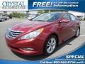 2012 Sparkling Ruby Red Hyundai Sonata SE  photo #1