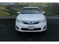 2013 Super White Toyota Camry LE  photo #3