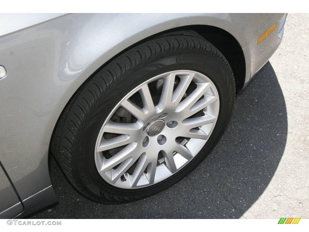 2006 A4 2.0T quattro Sedan - Quartz Gray Metallic / Ebony photo #10