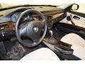 Oyster/Black Dakota Leather Prime Interior Photo for 2010 BMW 3 Series #80383645