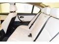 2010 BMW 3 Series Oyster/Black Dakota Leather Interior Rear Seat Photo