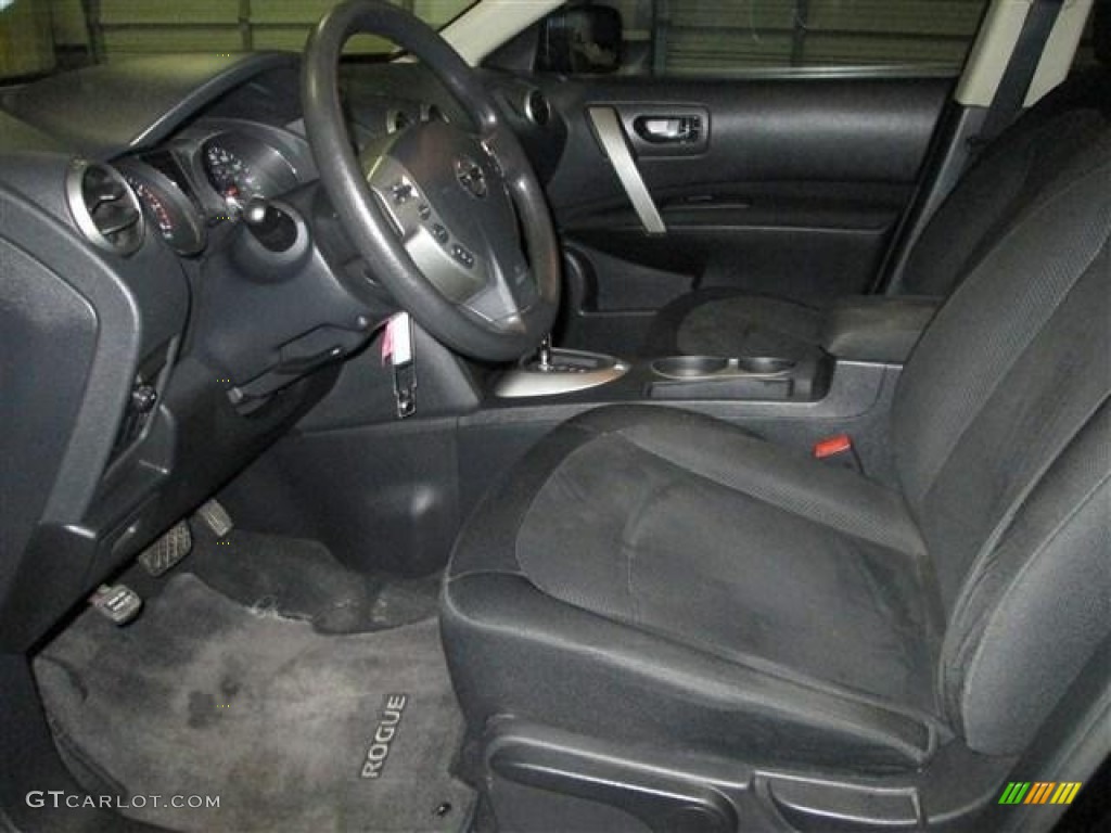 Black Interior 2011 Nissan Rogue S Krom Edition Photo #80385222