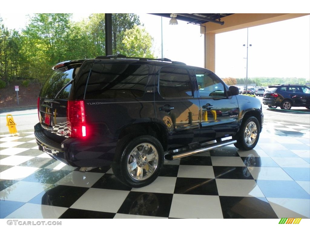 2007 Yukon SLT - Blue-Green Crystal / Ebony Black photo #6