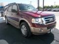 2013 Autumn Red Ford Expedition XLT  photo #9