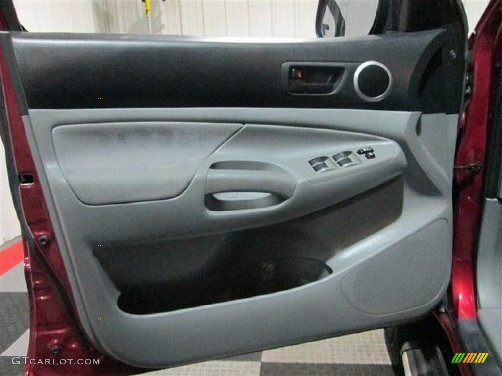 2007 Tacoma V6 PreRunner Double Cab - Impulse Red Pearl / Graphite Gray photo #9