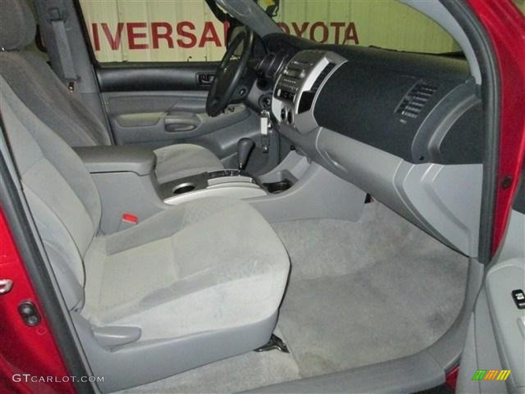 2007 Tacoma V6 PreRunner Double Cab - Impulse Red Pearl / Graphite Gray photo #17