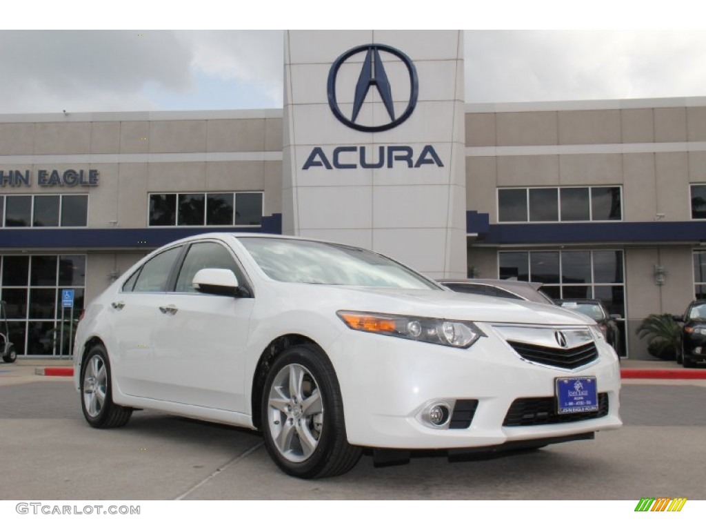 2013 TSX  - Bellanova White Pearl / Ebony photo #1