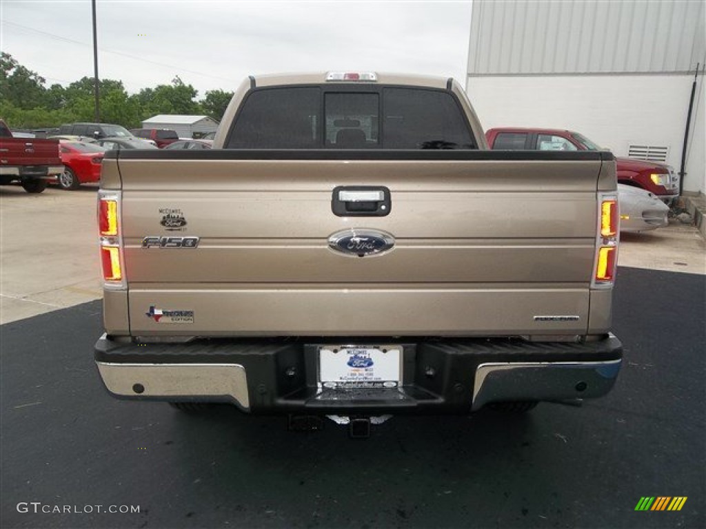 2013 F150 XLT SuperCrew - Pale Adobe Metallic / Adobe photo #5