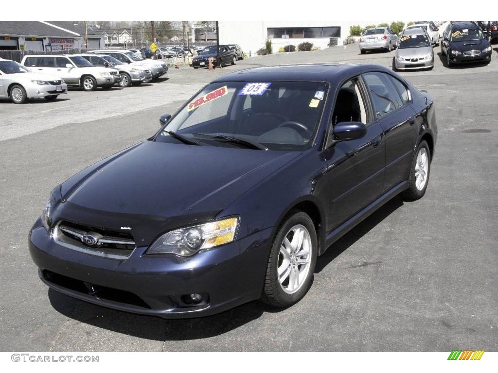 2005 Legacy 2.5i Limited Sedan - Regal Blue Pearl / Charcoal Black photo #1