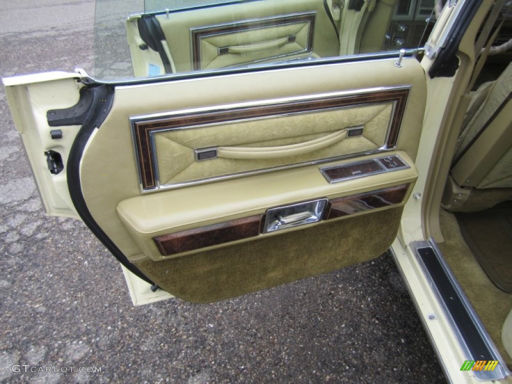 1978 Lincoln Continental Town Car Chamois Door Panel Photo #80391045