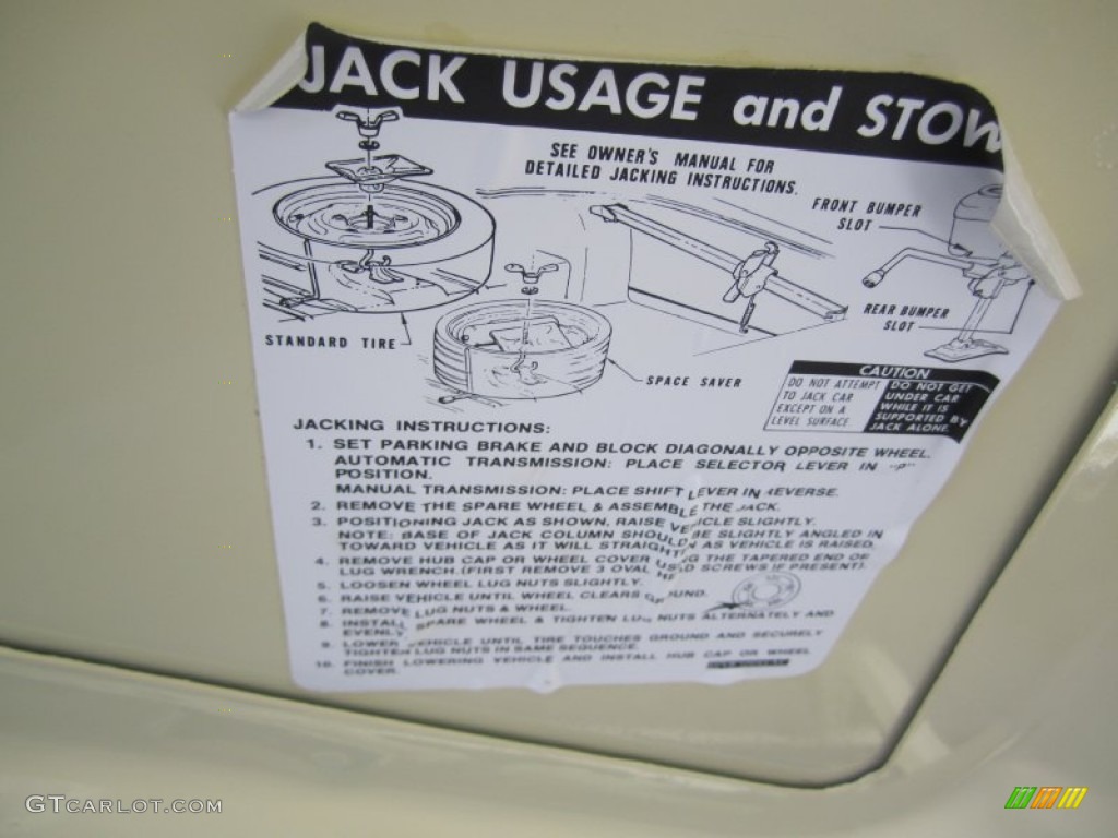 1978 Lincoln Continental Town Car Info Tag Photo #80391066