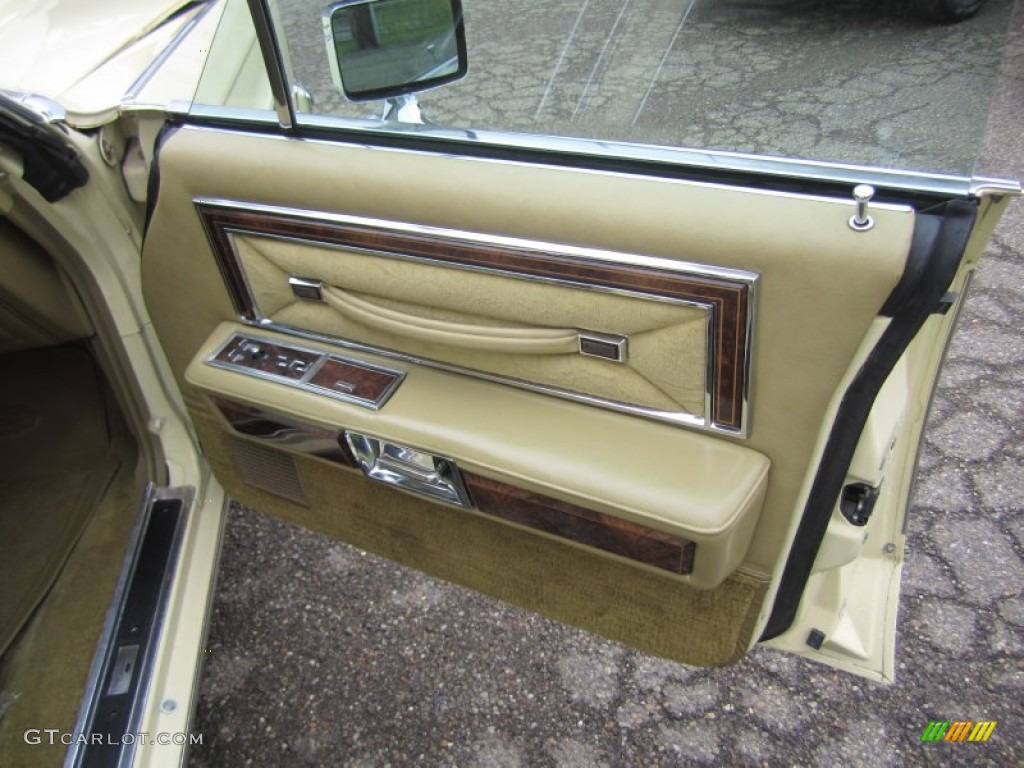 1978 Lincoln Continental Town Car Chamois Door Panel Photo #80391085