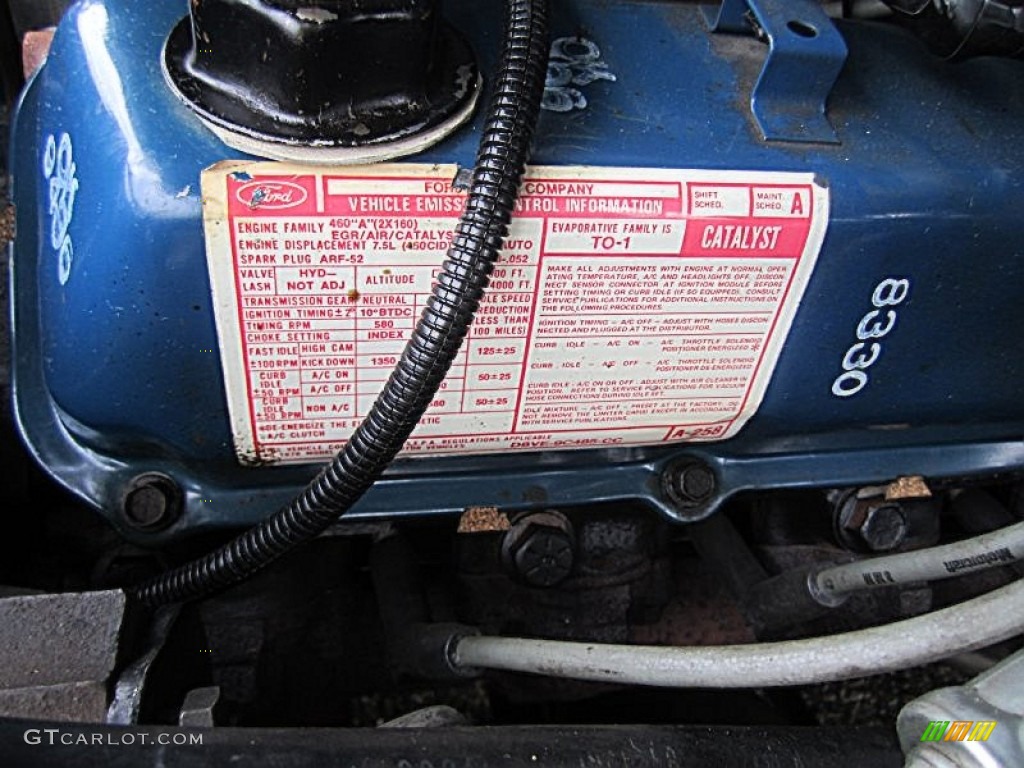 1978 Lincoln Continental Town Car Info Tag Photo #80391120