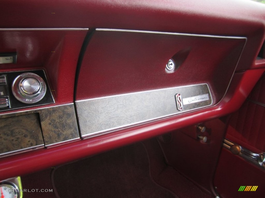 1969 Oldsmobile Cutlass S Red Dashboard Photo #80391306