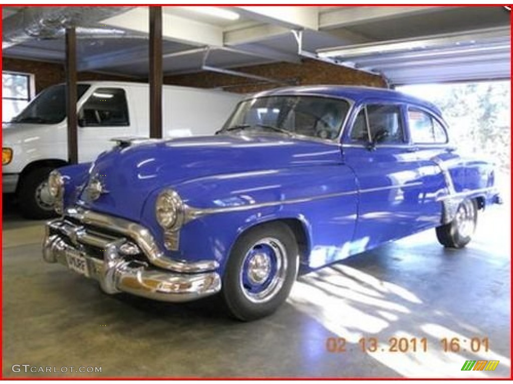 1952 88 Super 4 Door Sedan - Blue / Gray photo #1