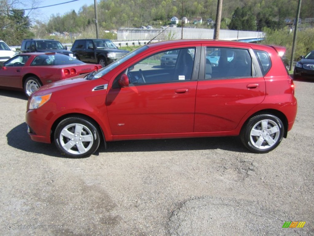 Sport Red 2010 Chevrolet Aveo Aveo5 LT Exterior Photo #80392519