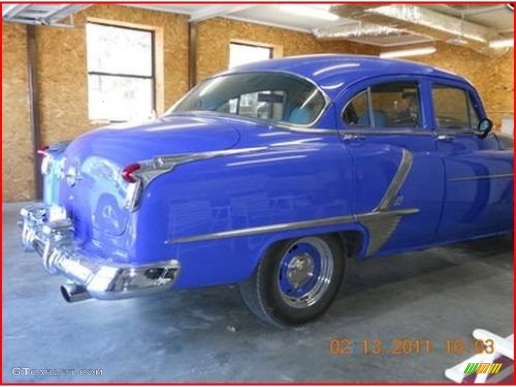 1952 88 Super 4 Door Sedan - Blue / Gray photo #5