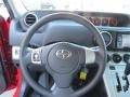 2009 Scion xB Release Series 6.0 Dark Gray/Red Interior Steering Wheel Photo