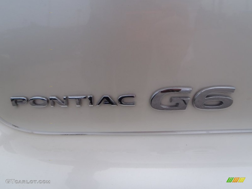 2009 Pontiac G6 V6 Sedan Marks and Logos Photos
