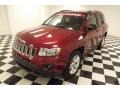 Deep Cherry Red Crystal Pearl 2011 Jeep Compass 2.0 Latitude