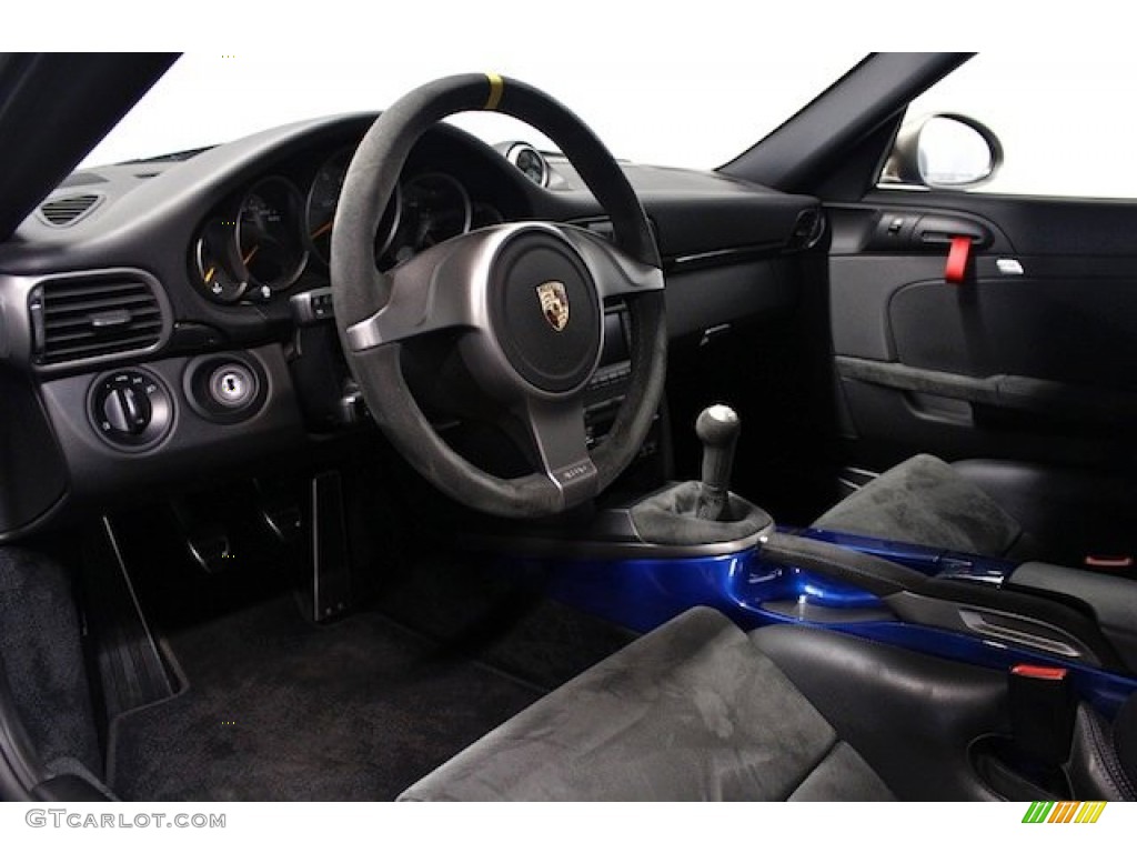 2011 Porsche 911 GT3 RS Black w/Alcantara Dashboard Photo #80393965