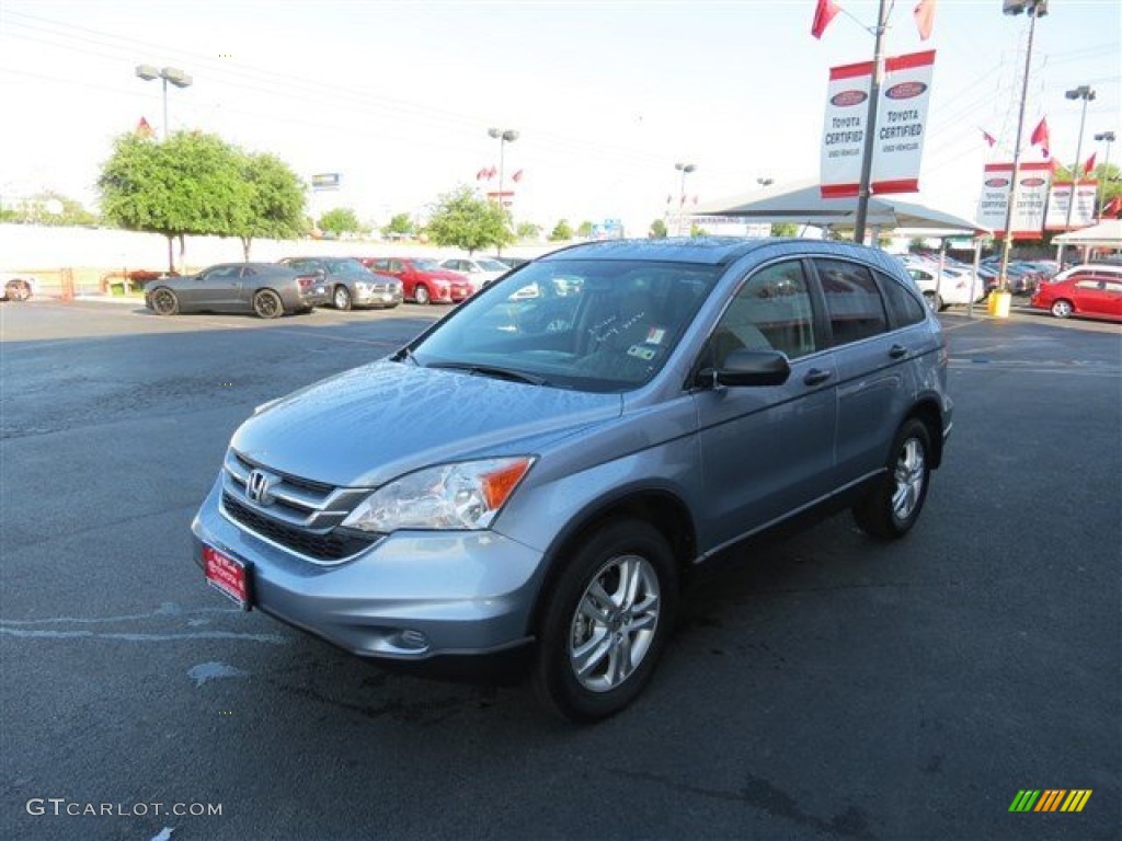 2011 CR-V EX - Glacier Blue Metallic / Gray photo #3