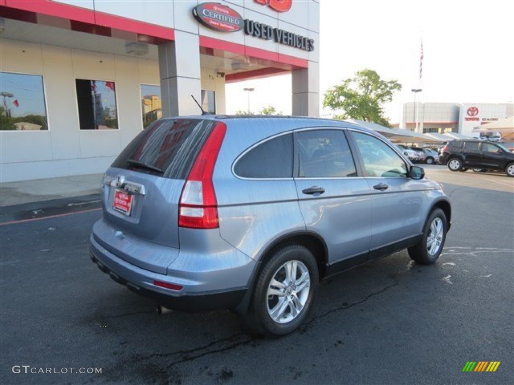 2011 CR-V EX - Glacier Blue Metallic / Gray photo #7