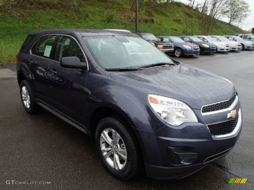 2013 Equinox LS - Atlantis Blue Metallic / Jet Black photo #2