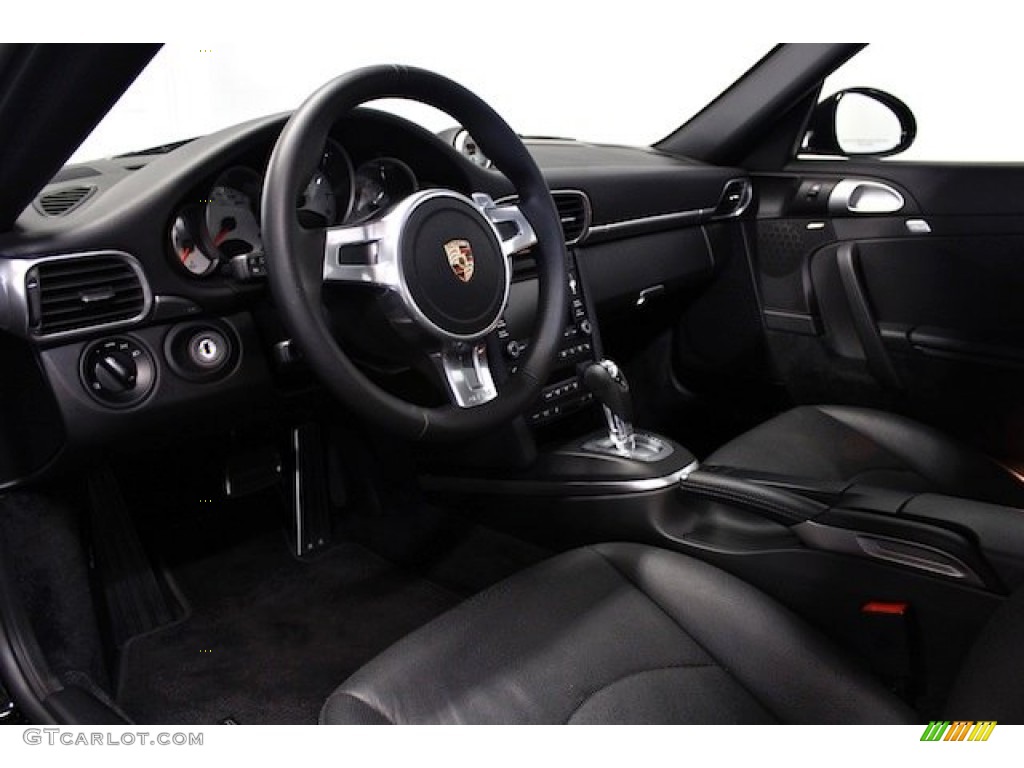 2011 Porsche 911 Carrera 4S Coupe Black Dashboard Photo #80395294