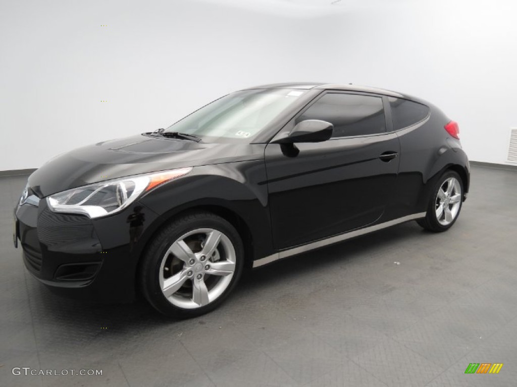 Ultra Black 2012 Hyundai Veloster Standard Veloster Model Exterior Photo #80396068