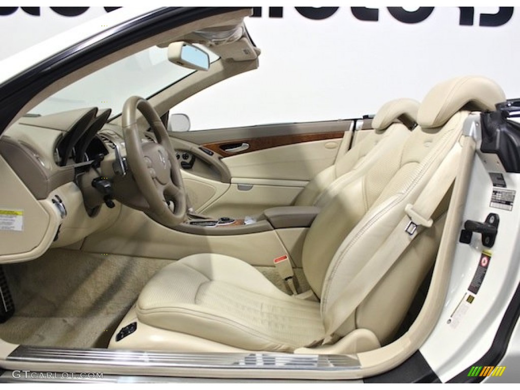 Stone Interior 2007 Mercedes-Benz SL 55 AMG Roadster Photo #80396524