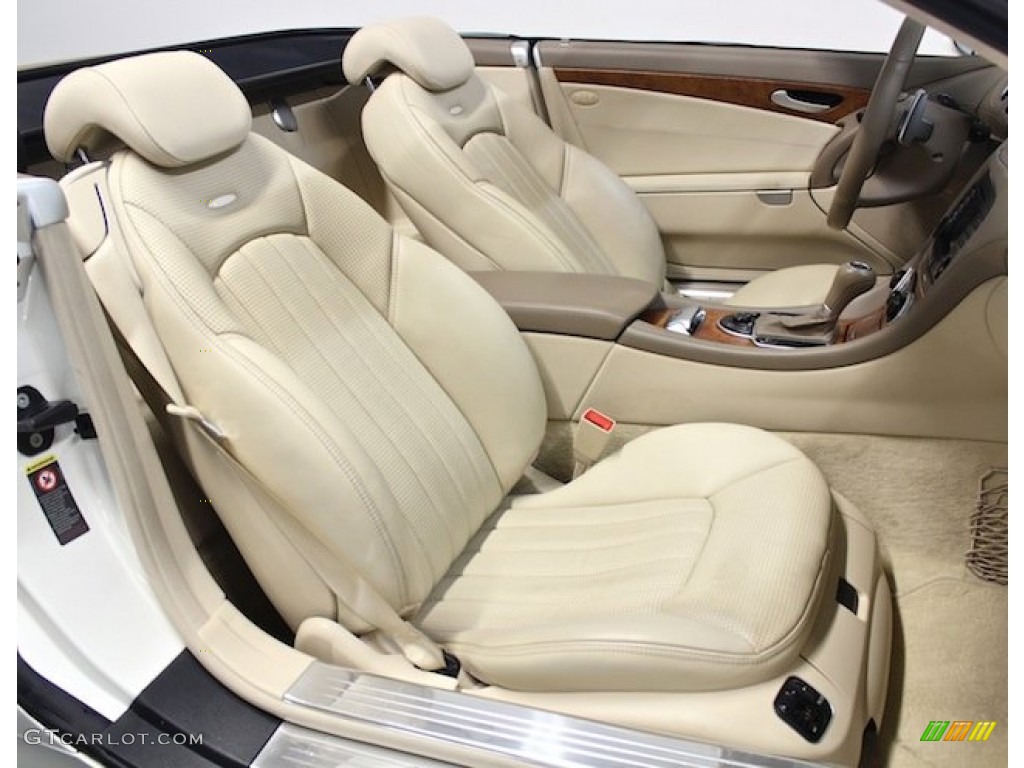 Stone Interior 2007 Mercedes-Benz SL 55 AMG Roadster Photo #80396600