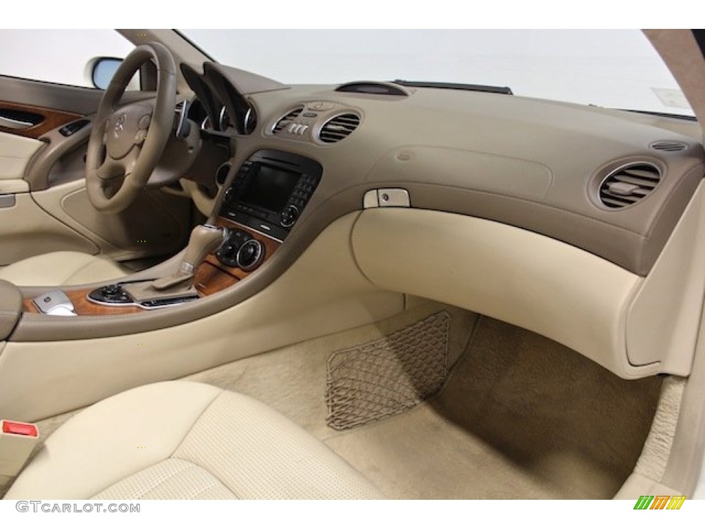 2007 Mercedes-Benz SL 55 AMG Roadster Stone Dashboard Photo #80396783